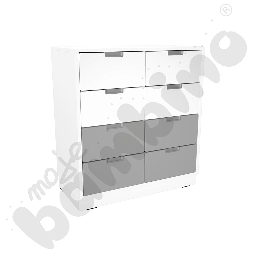 Quadro - zestaw 228, biała skrzynia