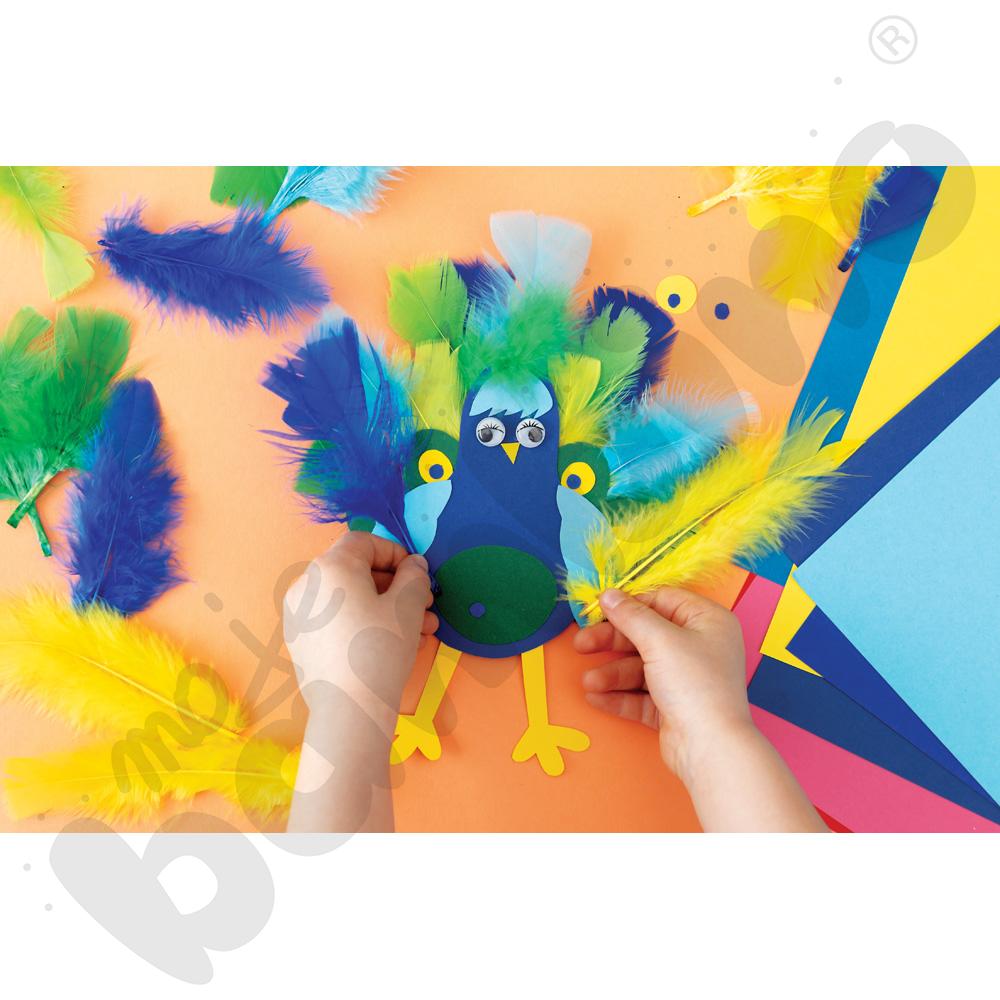 Karton gładki 100 arkuszy  A4 10 kolorów