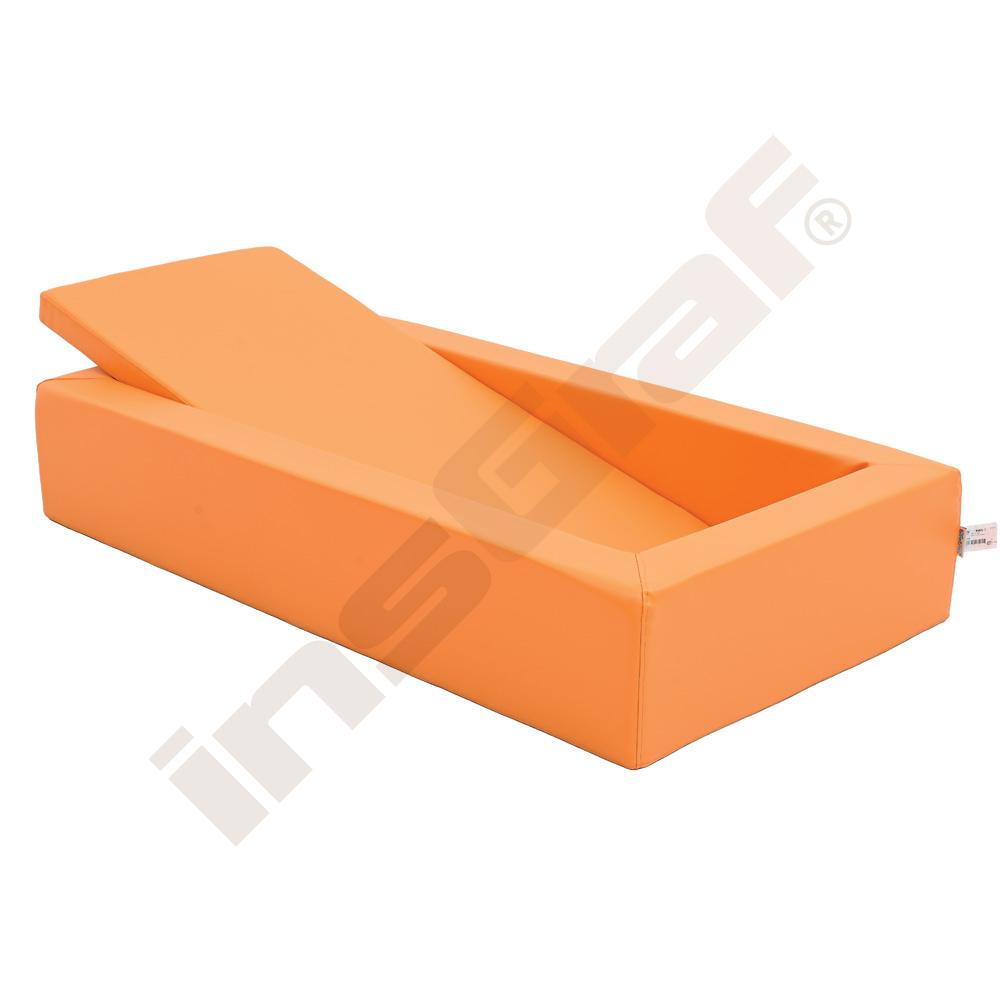 Pěnové lehátko oranžové