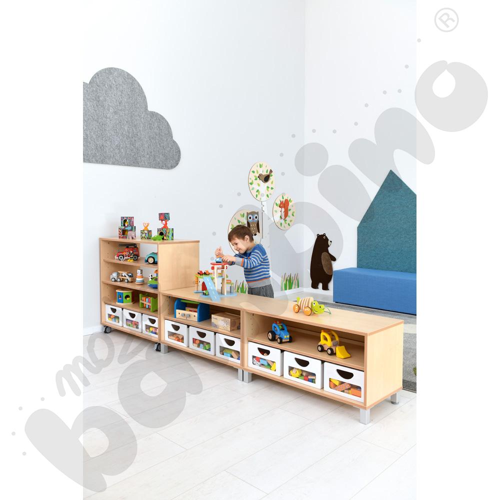 Szafka Flexi M z 1 półką na nóżkach