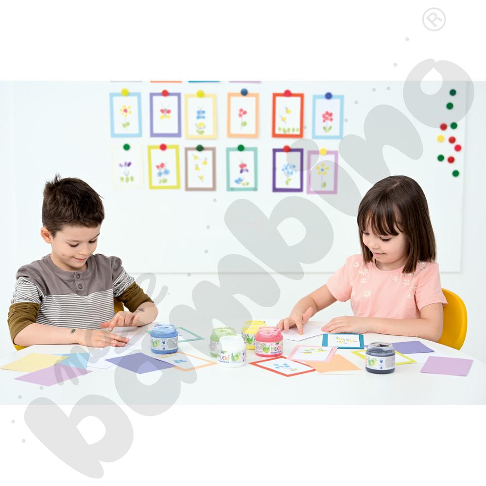 Farby do malowania palcami - 6 szt.