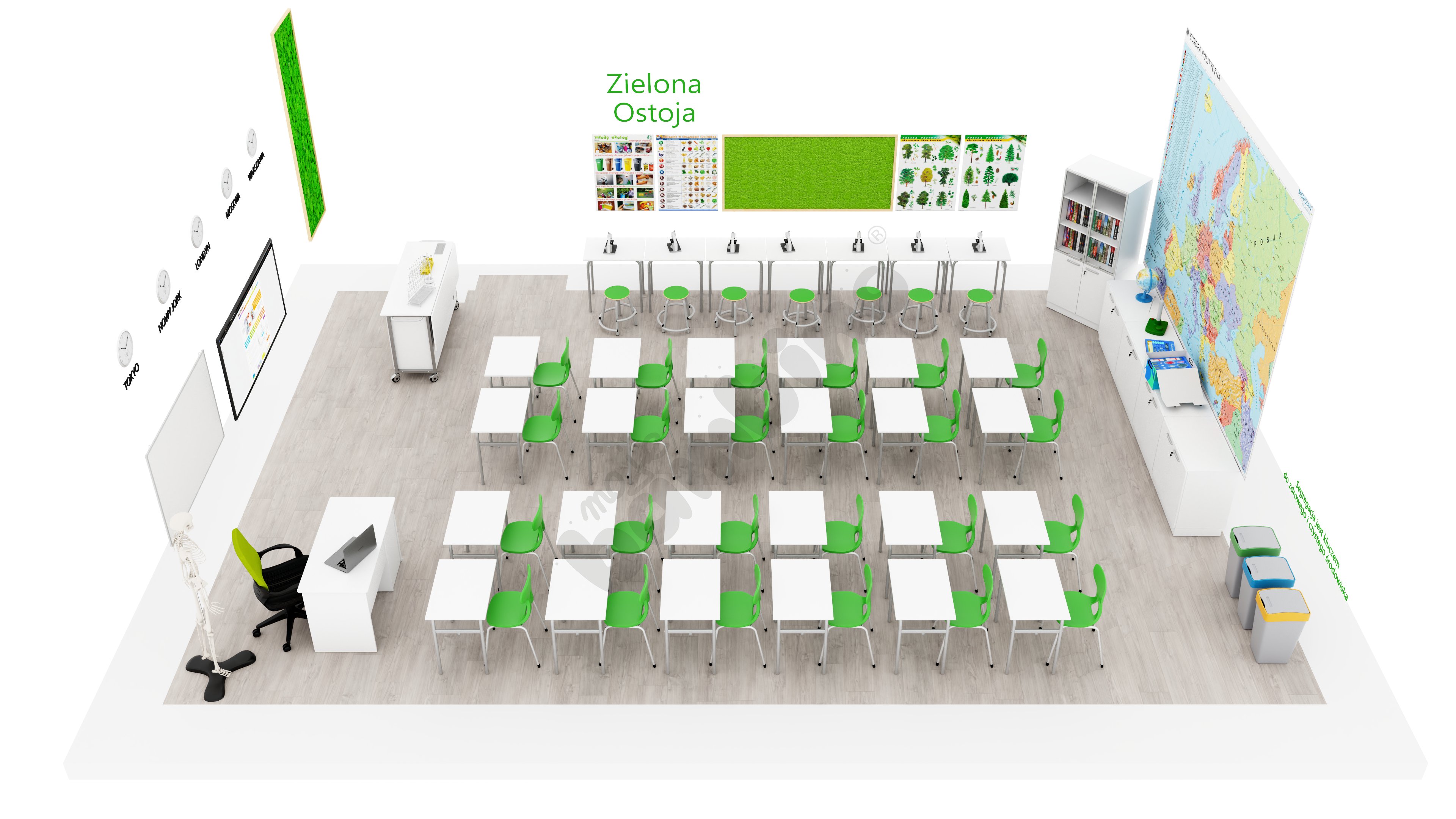Zielona Pracownia 12/z krzesłami Colores?