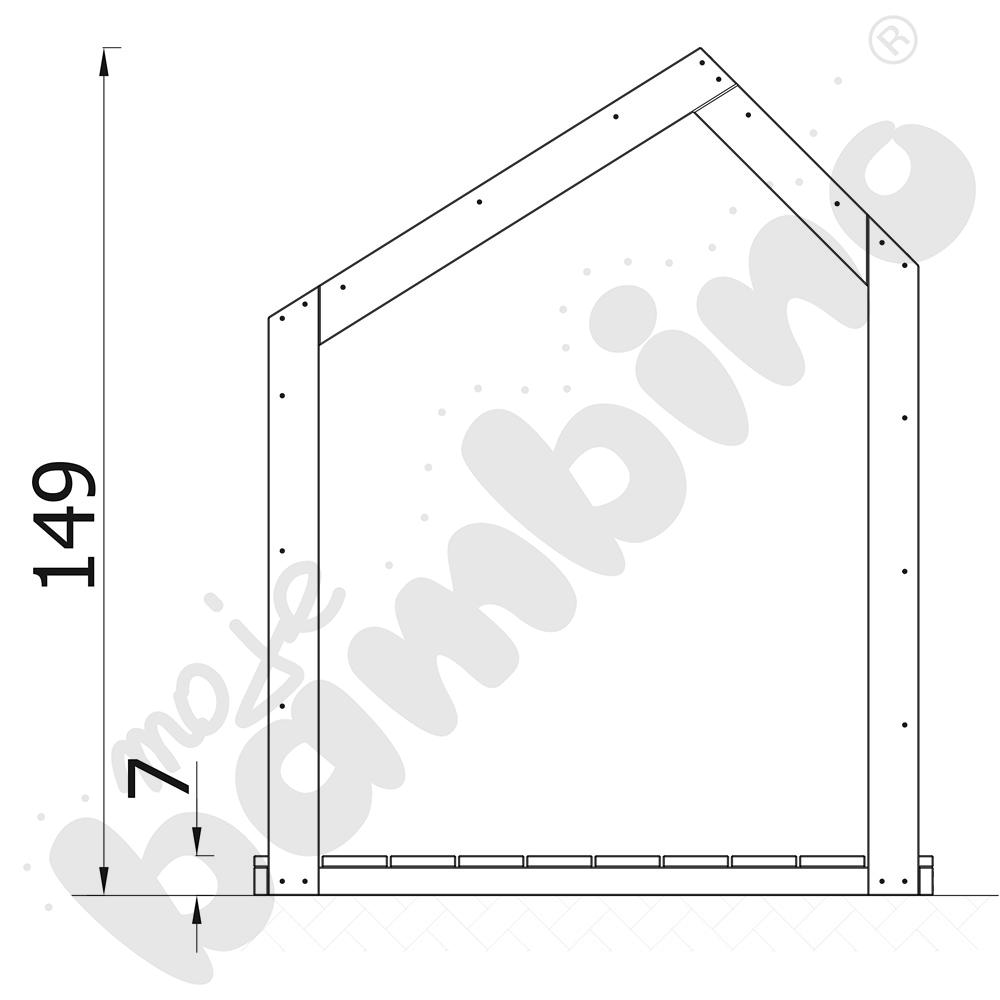 Domek Terra, drewniany