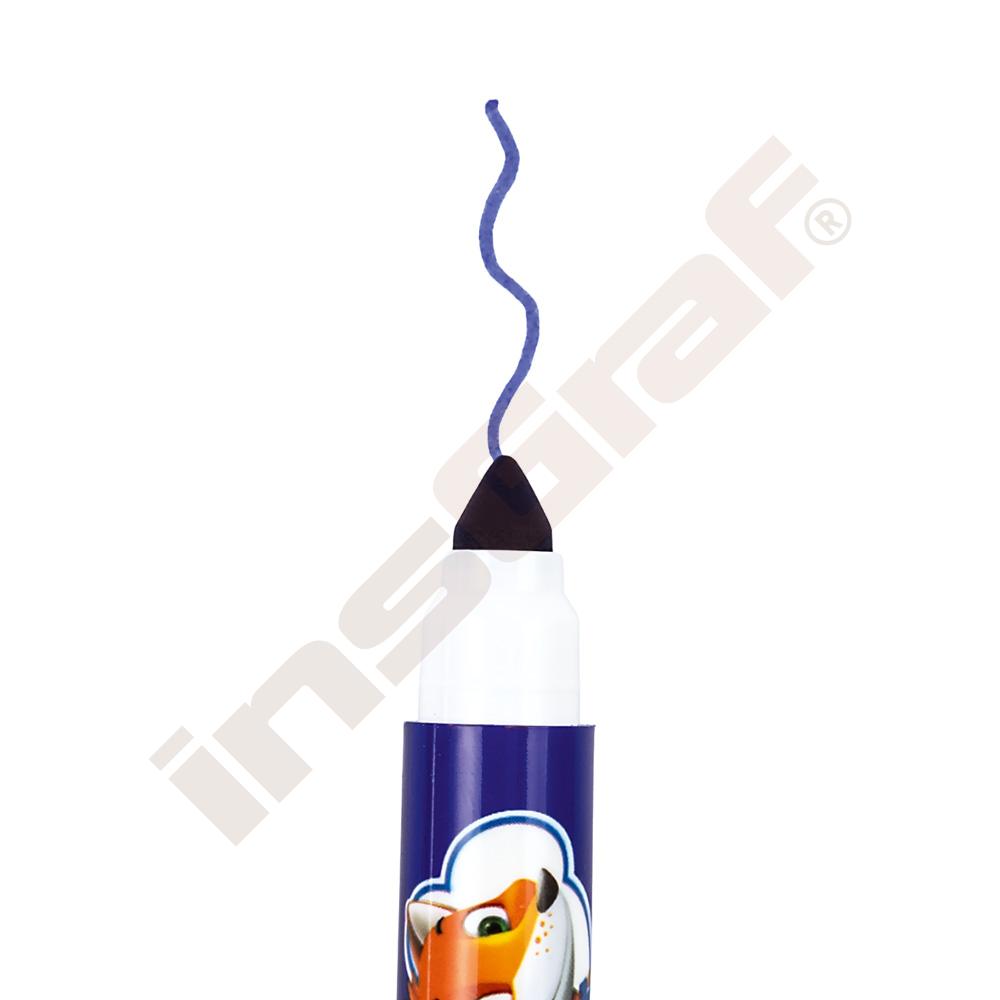 Obojstranné fixky Jumbo BAMBINO, 12 farieb
