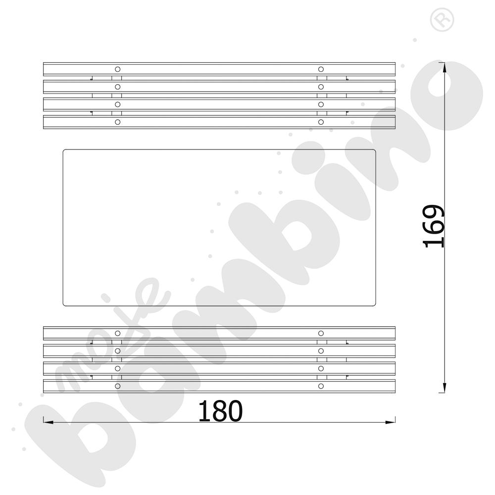 Stolik do gry w szachy i chińczyka