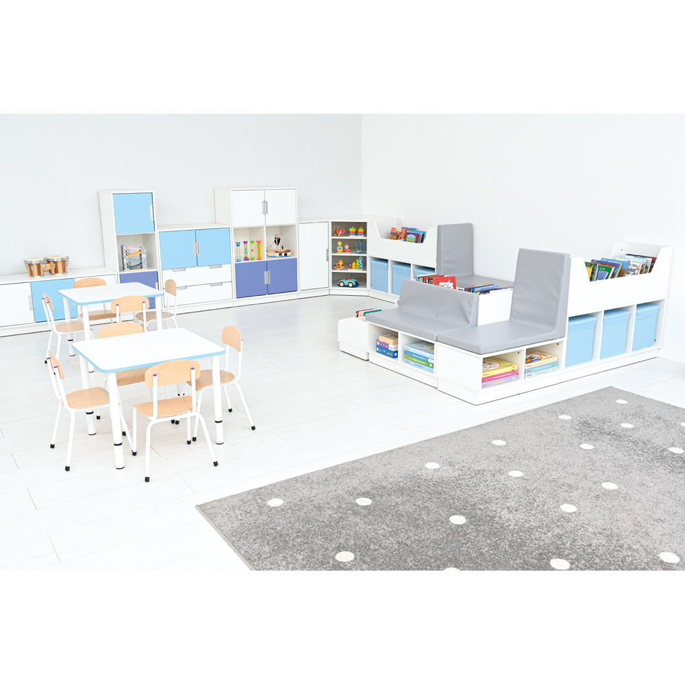 Quadro - zostava 9, biely korpus