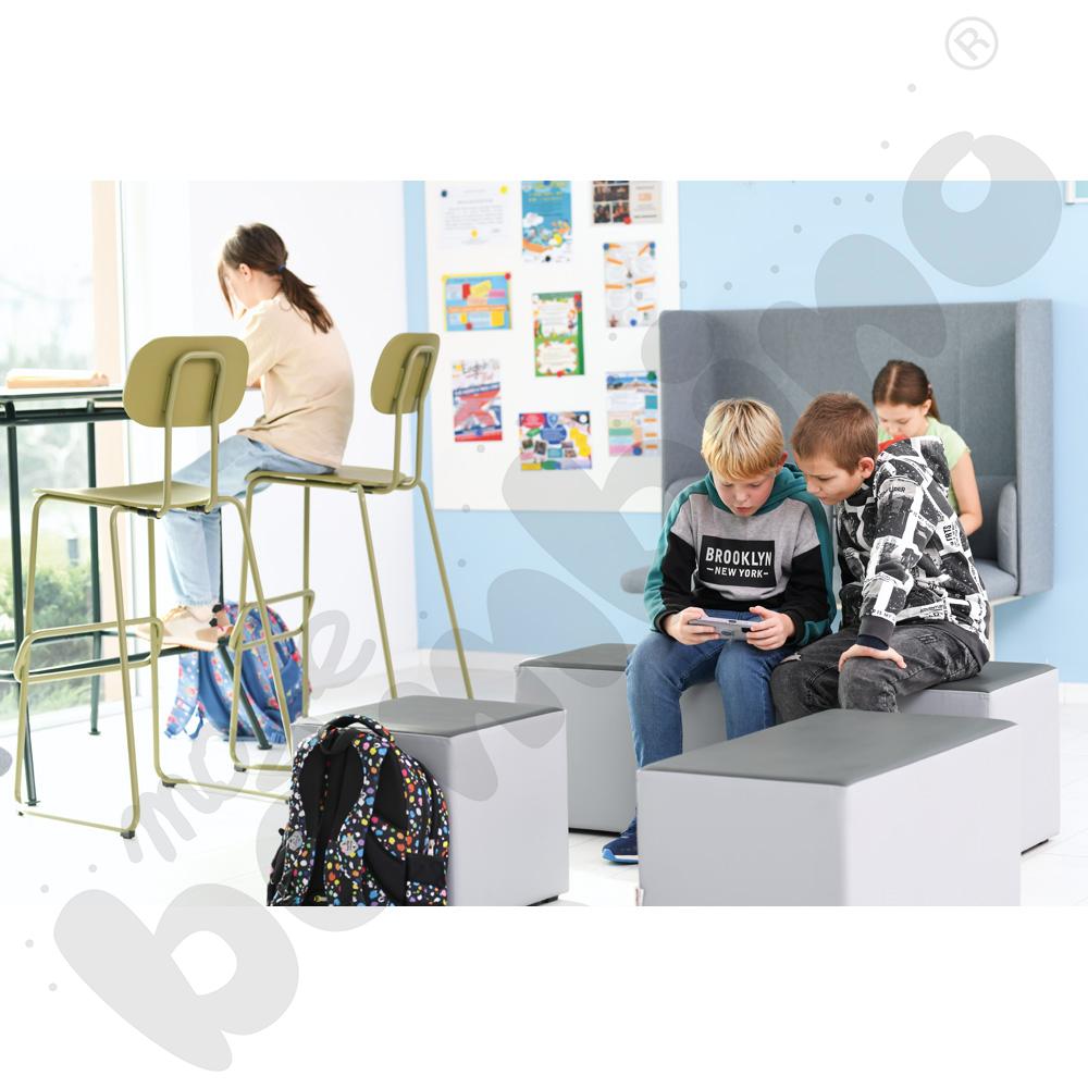 Stół wysoki New School ciemnozielony