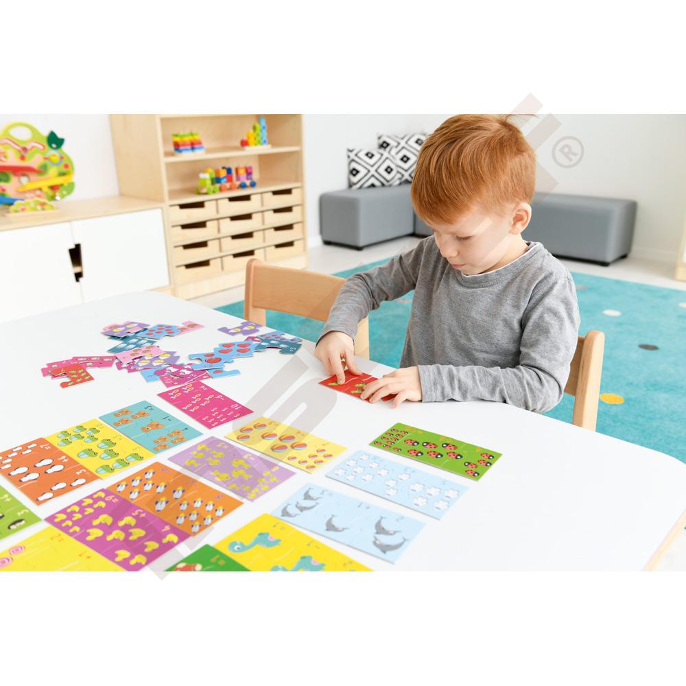 Sčítání a odečítání - didaktické puzzle 