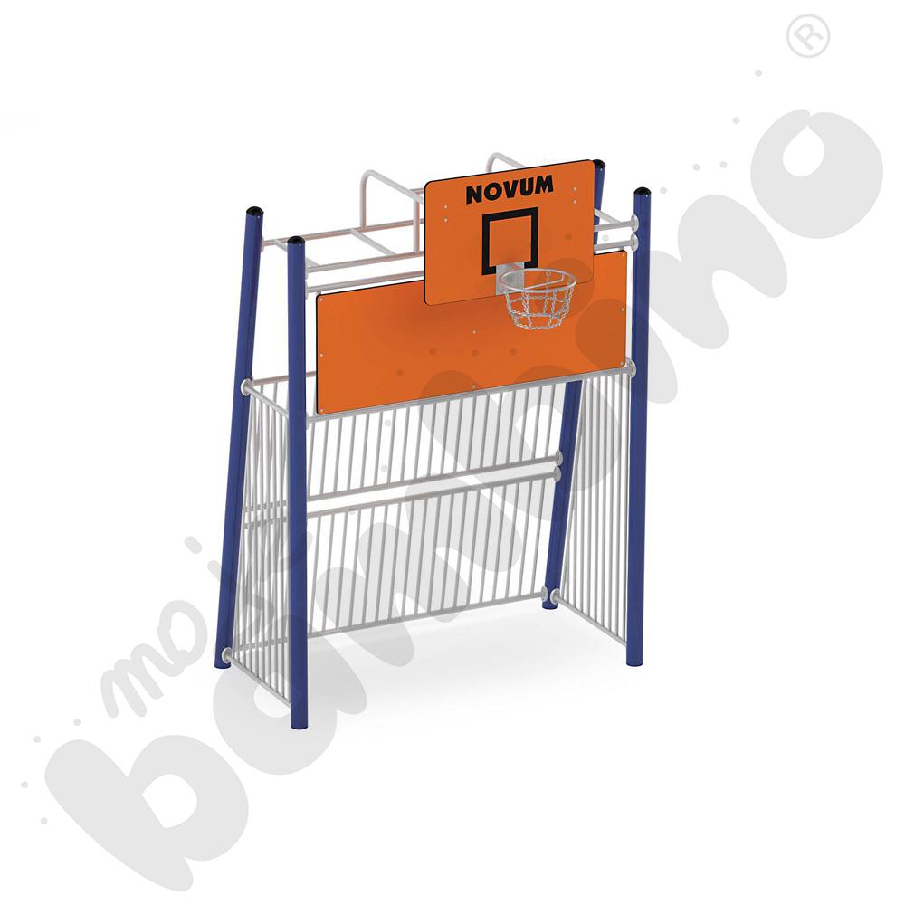 Bramka duża z koszem do koszykówki