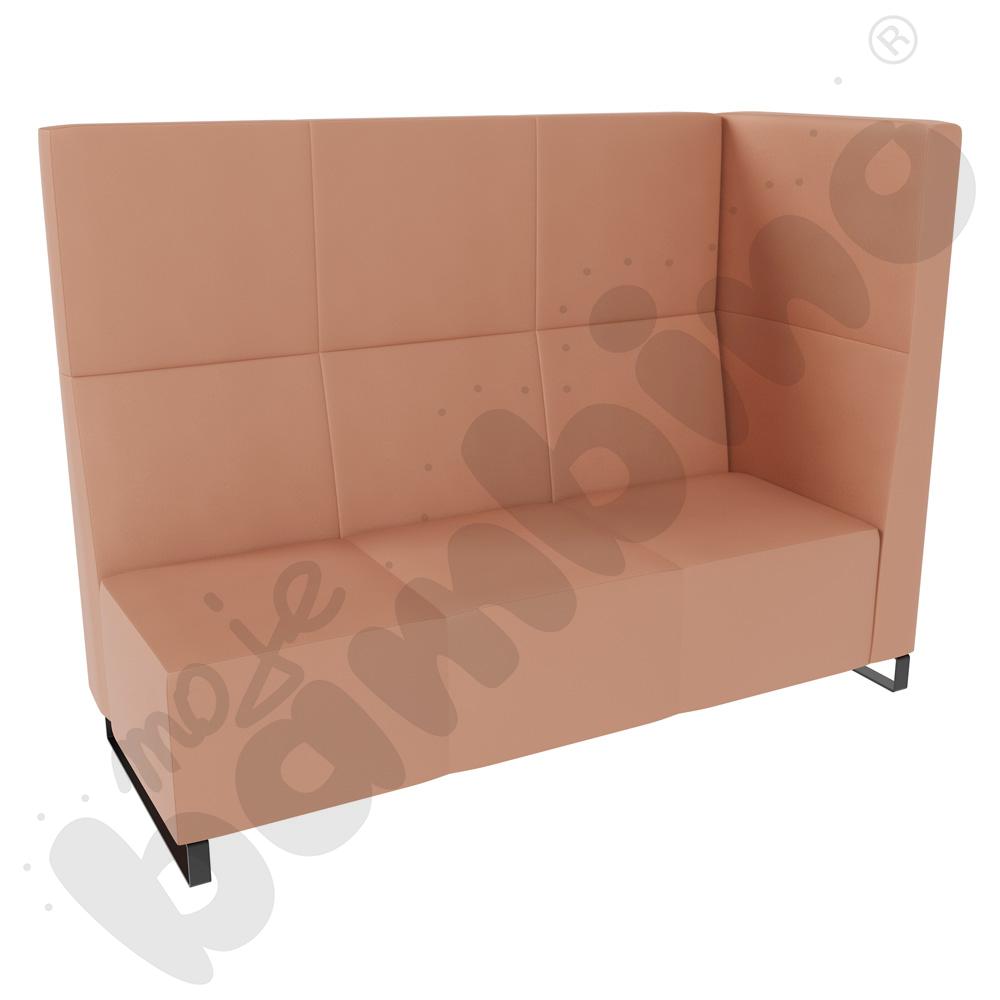 Sofa Universum 3-os. wys. 133 cm, bok średni prawy, tkanina MT06