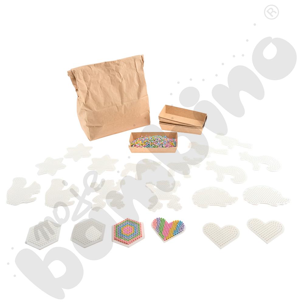 Koraliki NABBI MIDI BIO do prasowanek, 30000 szt. + podkładki