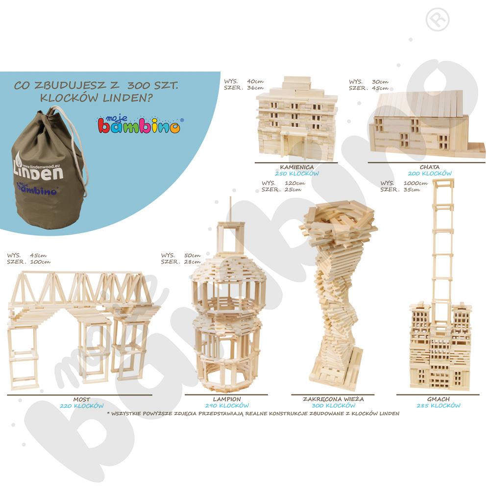Klocki Linden 500 szt. w worku