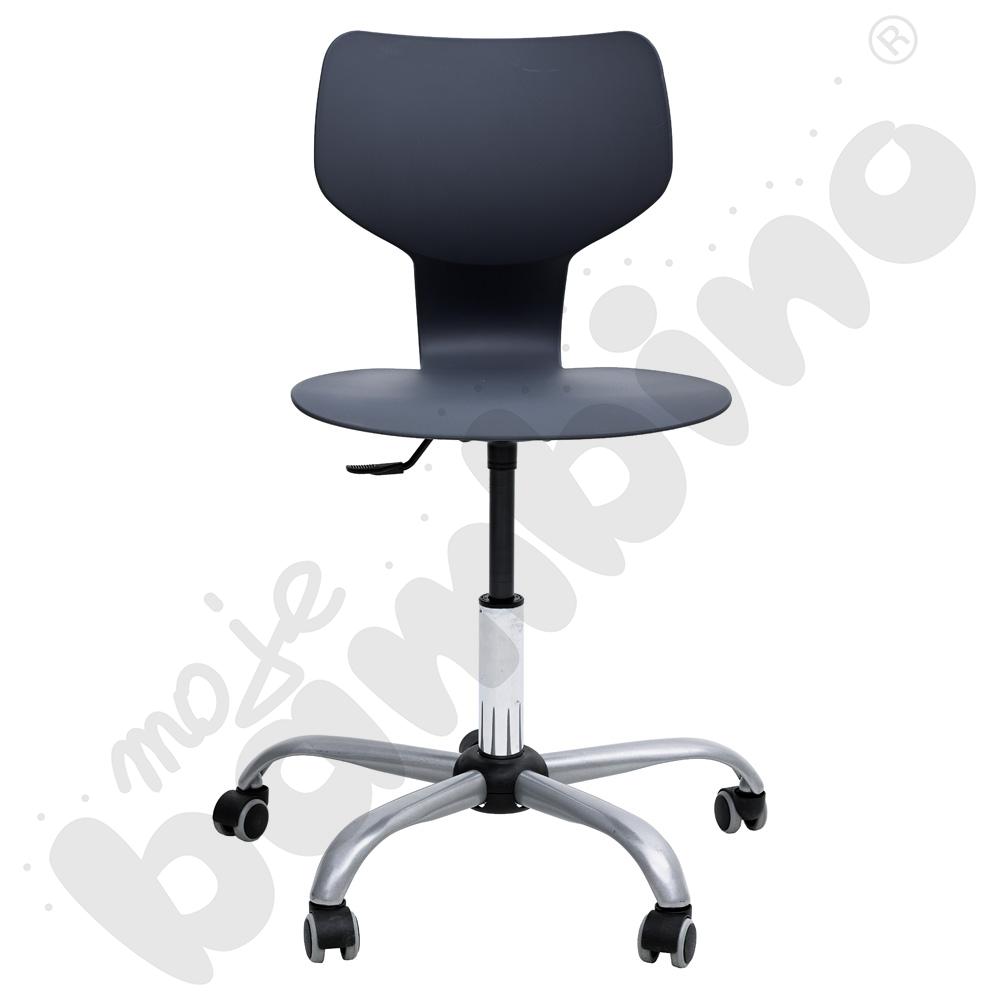 Krzesło Snake obrotowe z reg. wys. szare