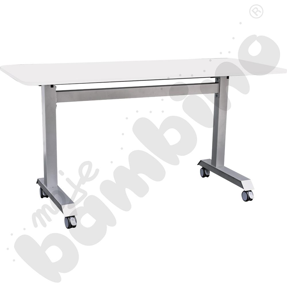 Stół mobilny składany Nest 150 x 60 cm - biały