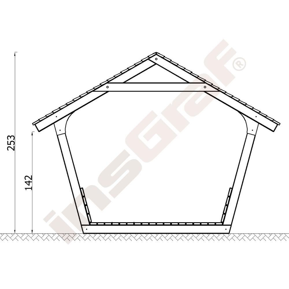 Altánek Terra 3 x 3,5 m