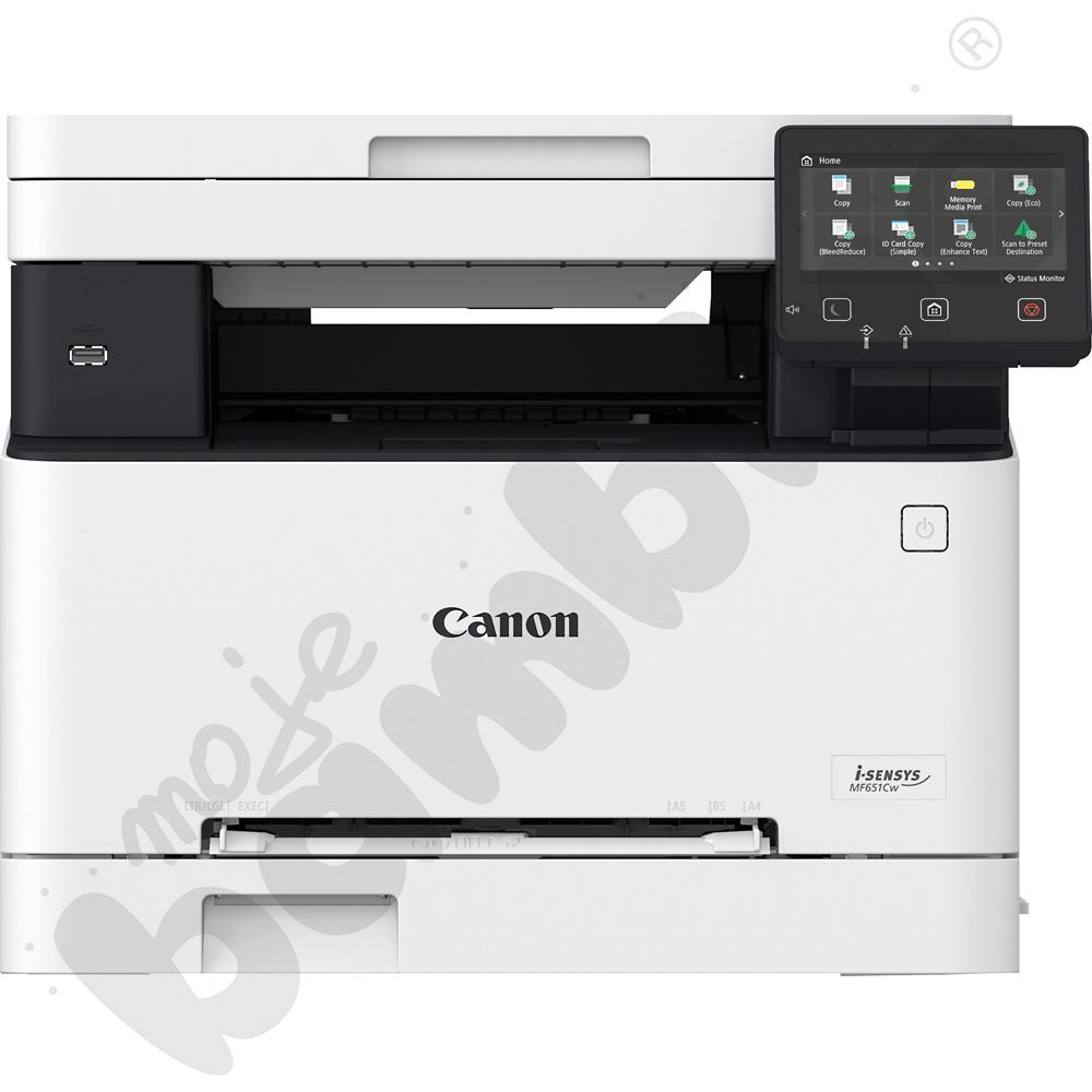 Drukarka laserowa kolorowa 3w1 Canon i-SENSYS MF651Cw bezprzewodowa