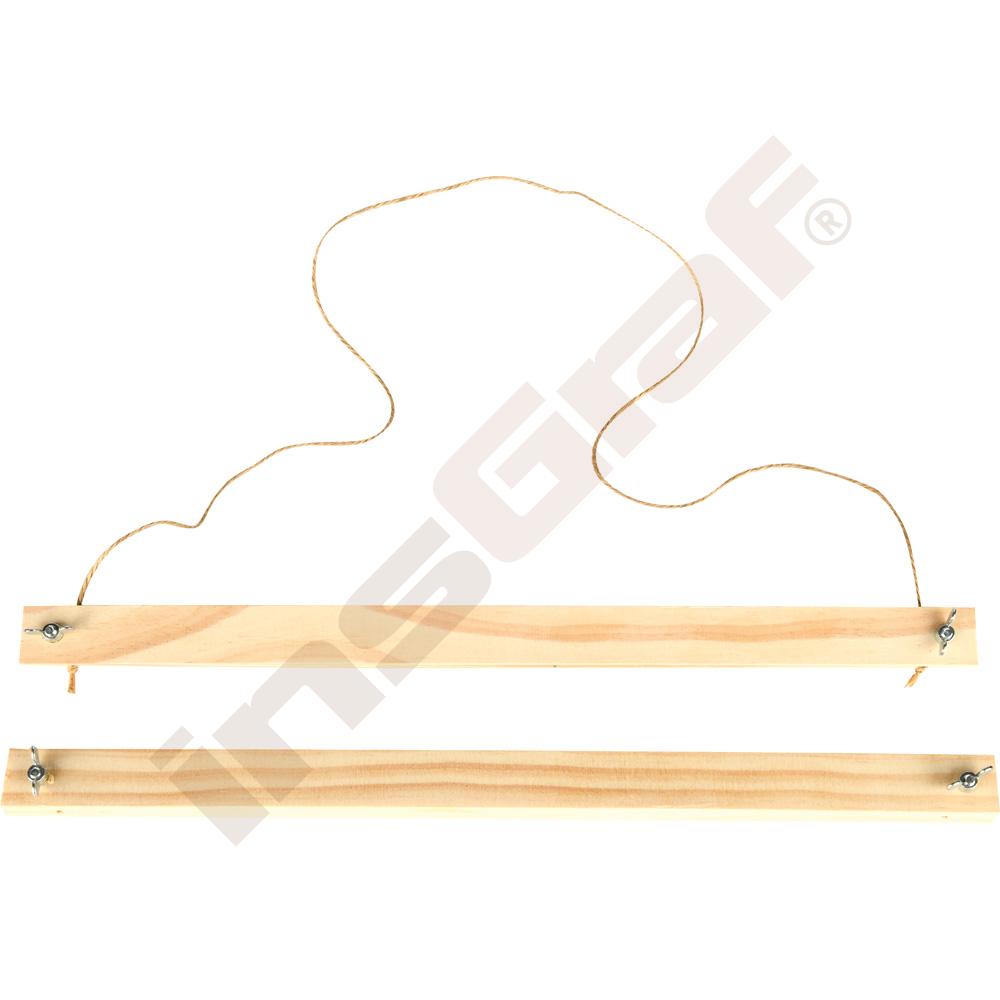 
Posterhängeleiste Holz, Breite 33 cm
