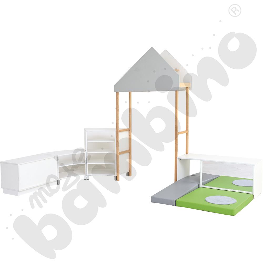 Quadro - zestaw 202, 90 st., biała skrzynia