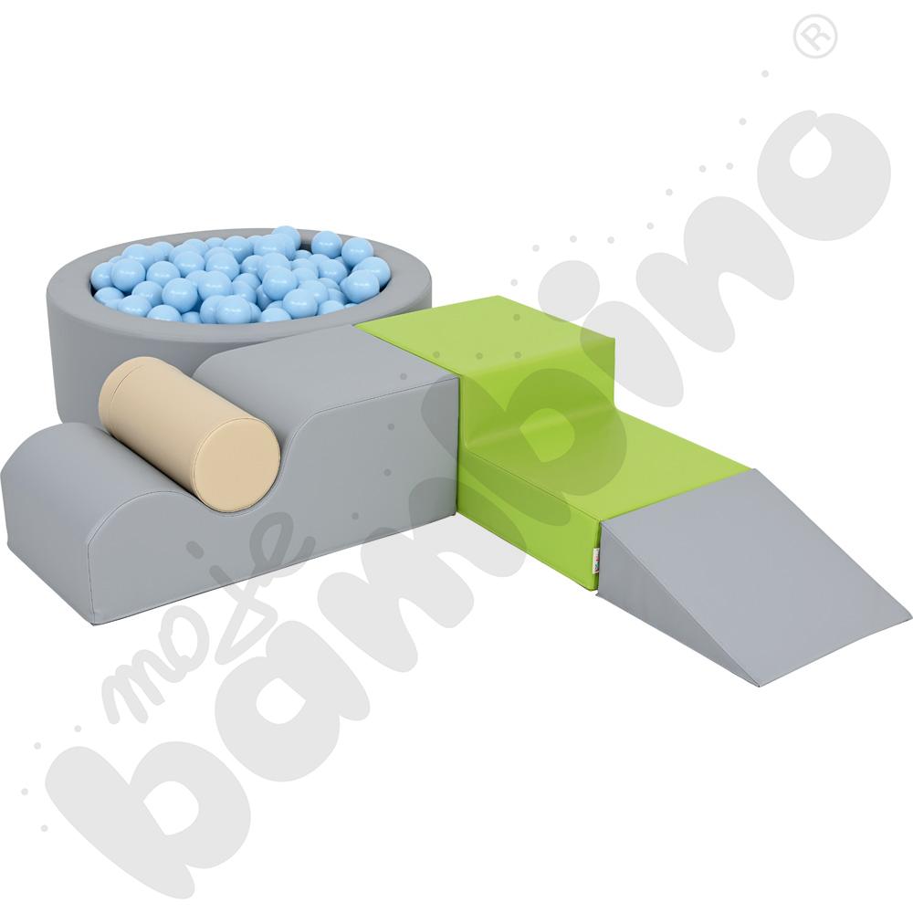 Zestaw pianek z okrągłym basenem