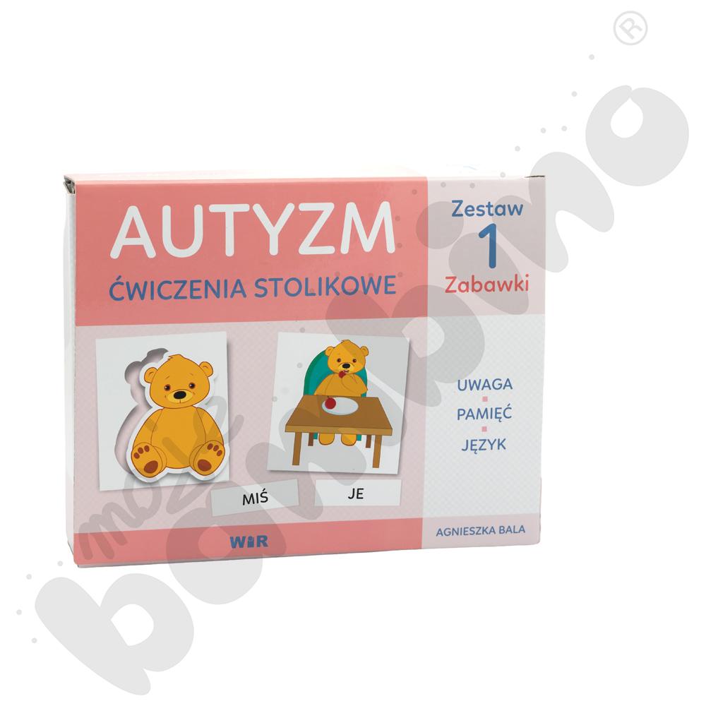 Autyzm. Ćwiczenia stolikowe. Zestaw 1 - zabawki