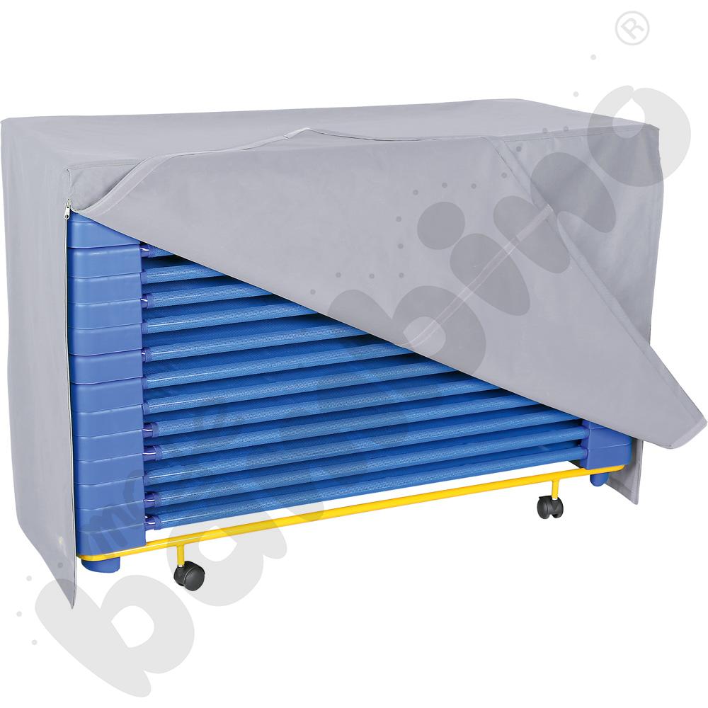 Pokrowiec na łóżeczko przedszkolne - szary