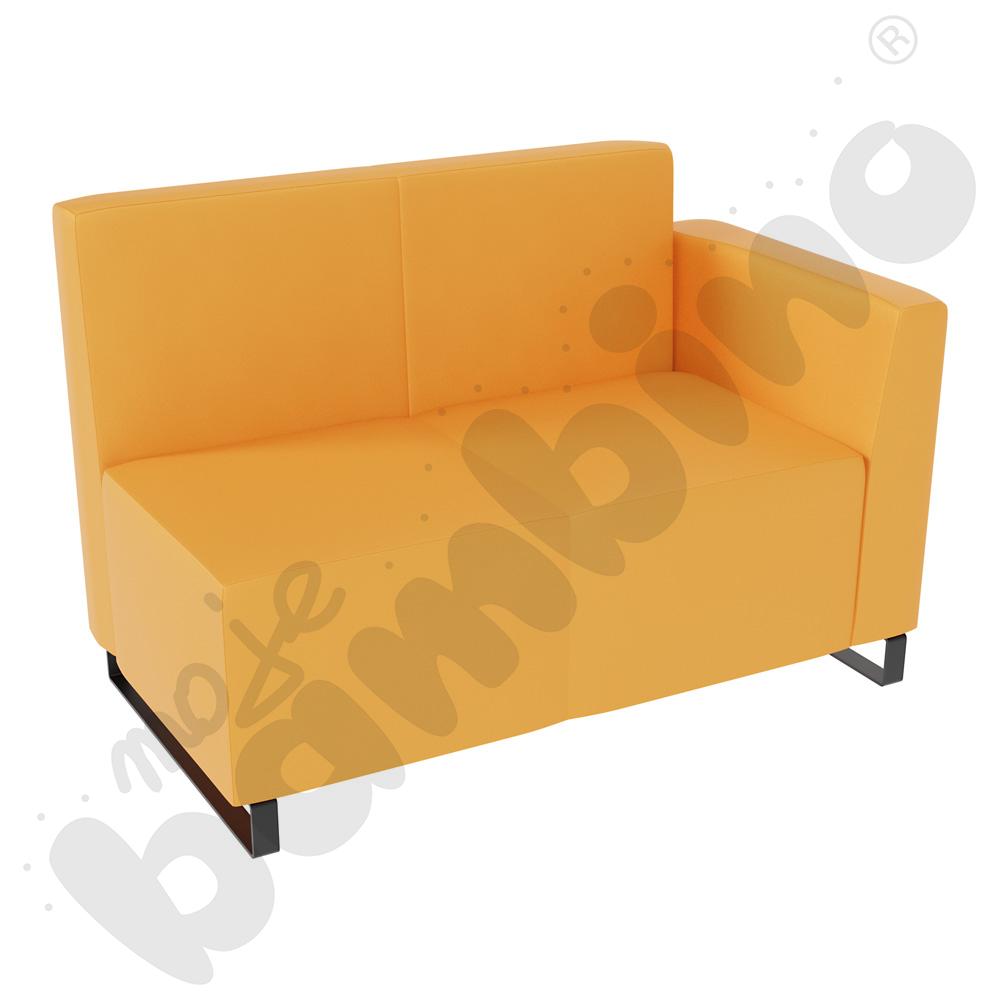 Sofa Universum 2-os. wys. 82 cm, bok niski prawy, tkanina MT08