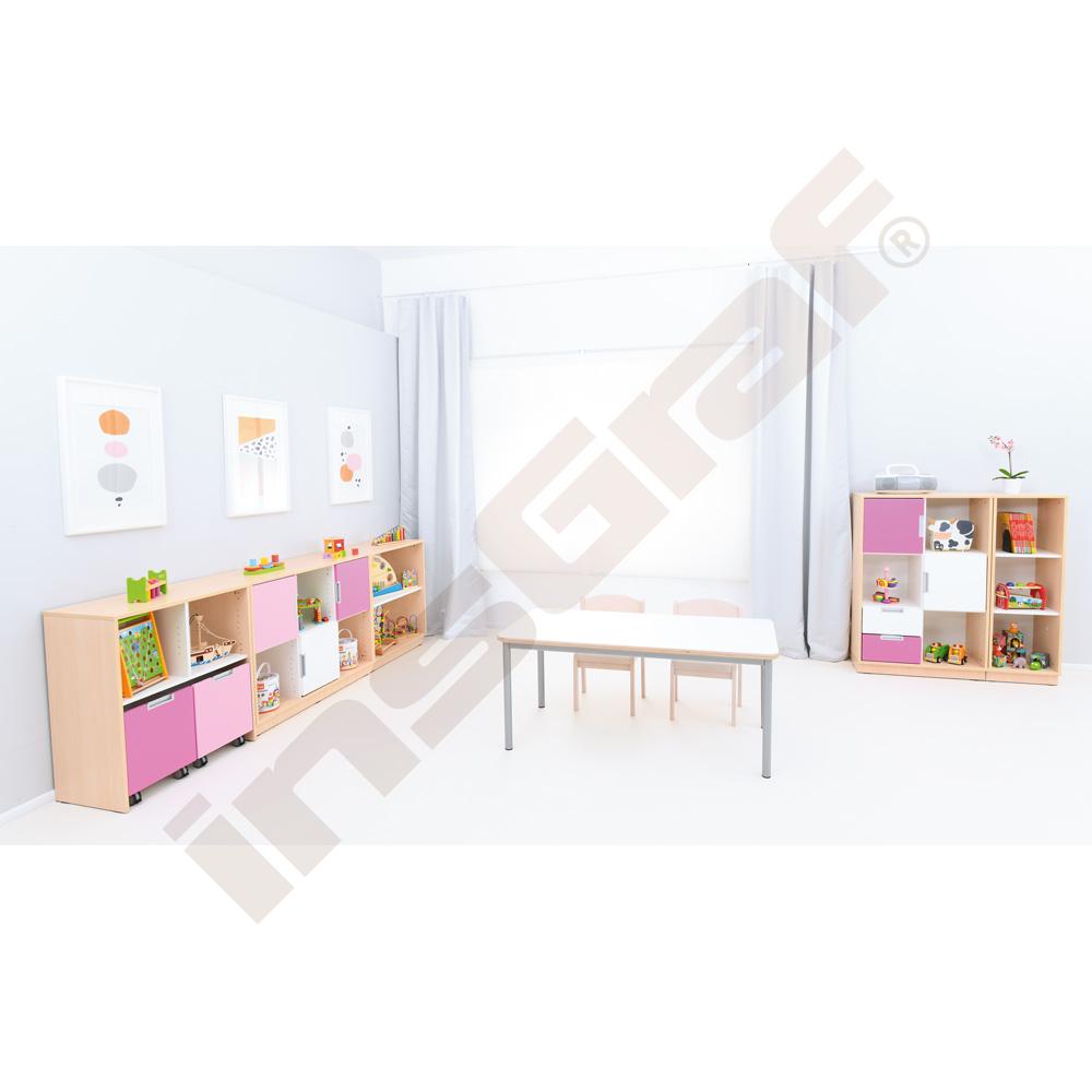 Quadro - sestava 87, 90° - korpusy světlý javor  
