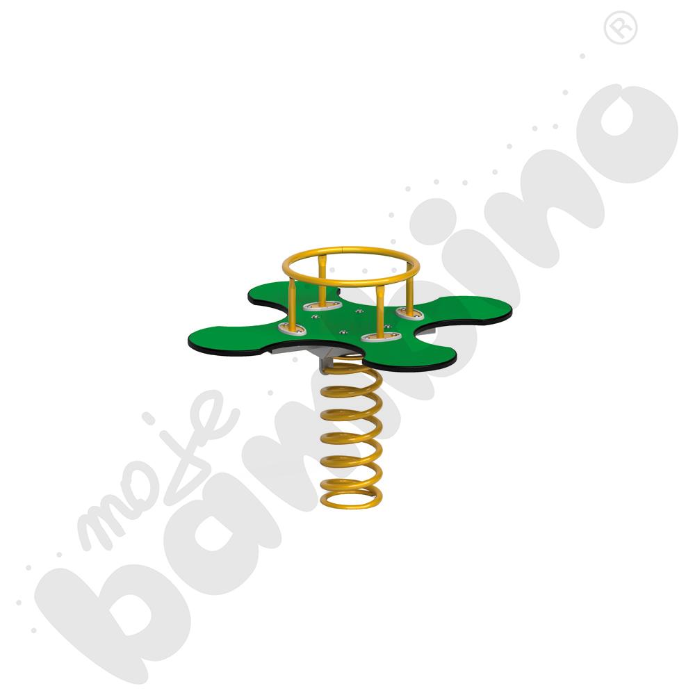 Sprężynowiec Koniczynka na podstawie betonowej