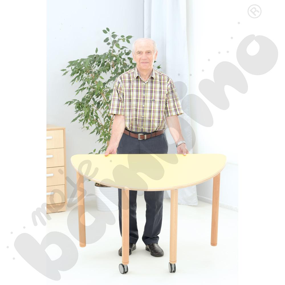 Blat Flexi półokrągły- żółty