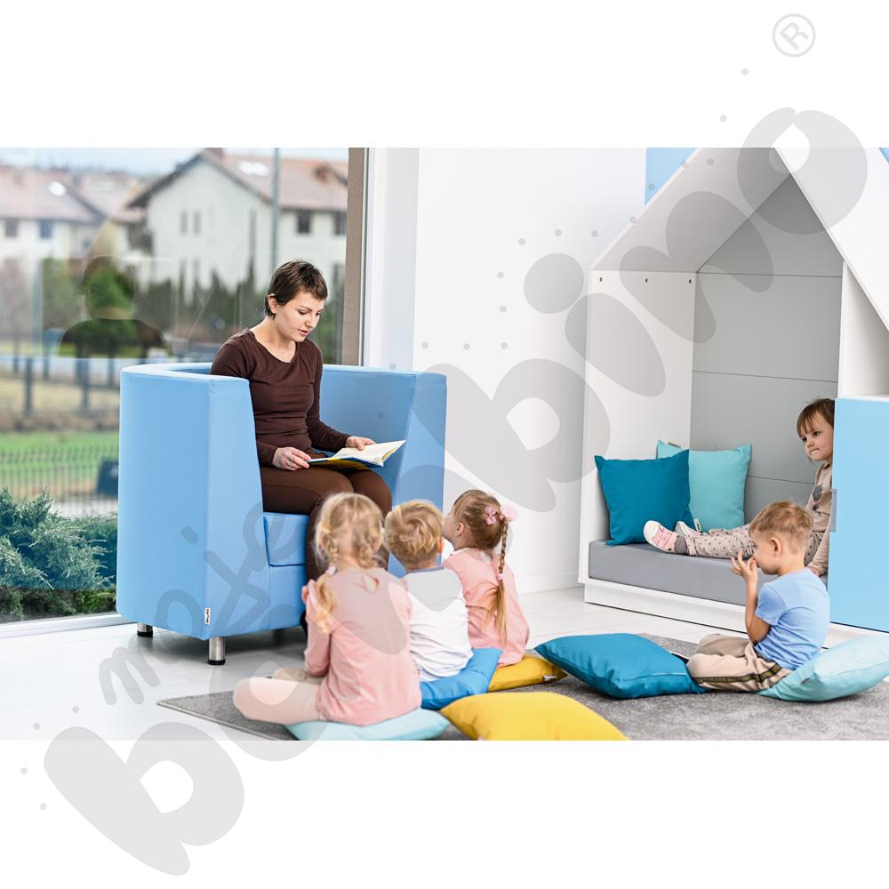 Fotel Verba jasnoniebieski