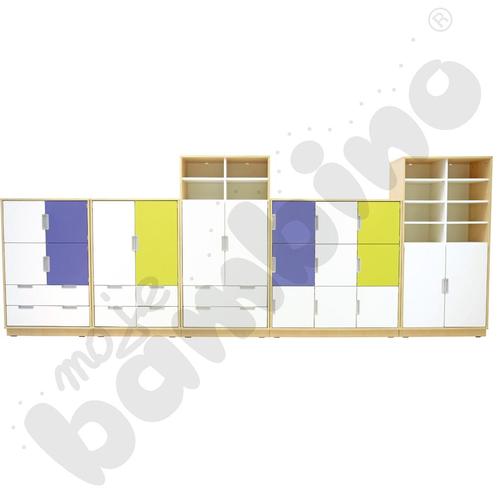 Quadro - zestaw 3, 90 st., skrzynia klon jasny