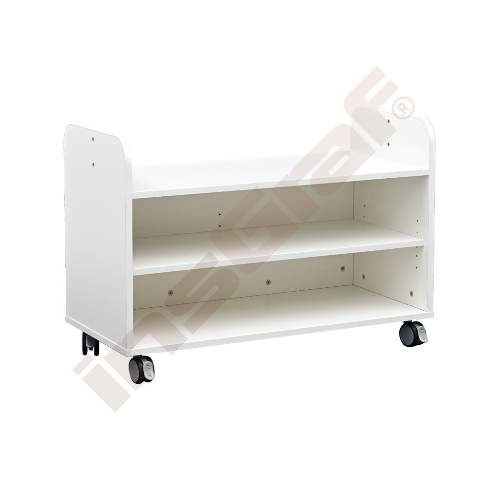 Quadro Mobilní skříňka M se zrcadlem, do hracích koutků, světlý javor