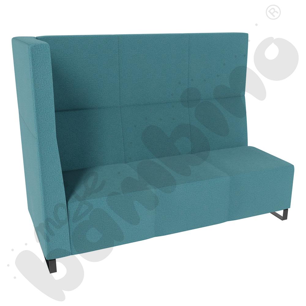 Sofa Universum 3-os. wys. 133 cm, bok średni lewy, tkanina KG09