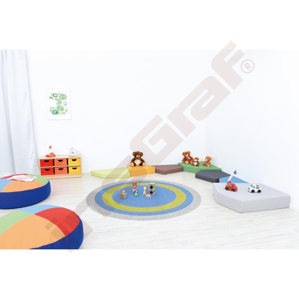 Žíněnka Quadro 1 žlutá, výška 15 cm