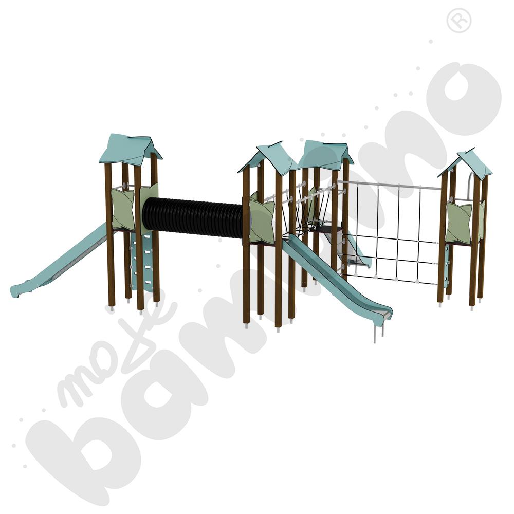 Zestaw Urbi 10, słupy drewniane C