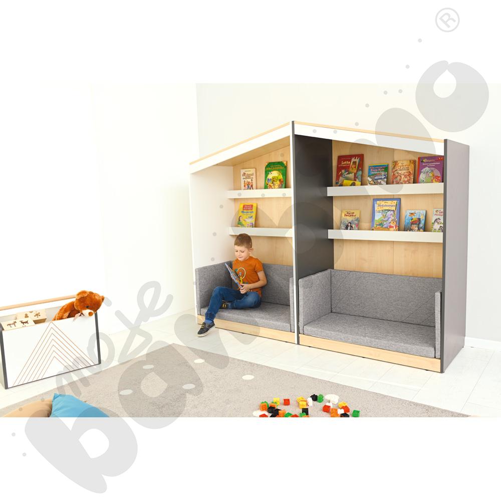 Biblioteczka FLO prawa biała