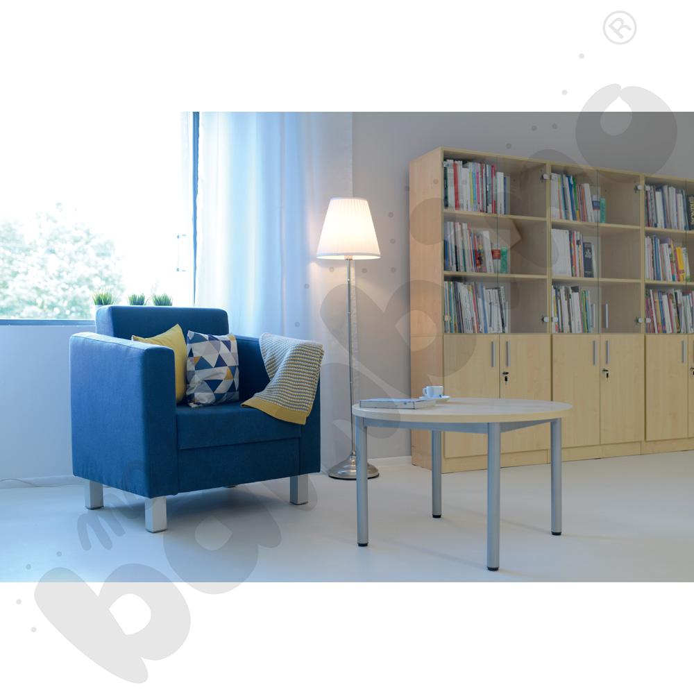 Szafa wysoka z witryną - klon 375