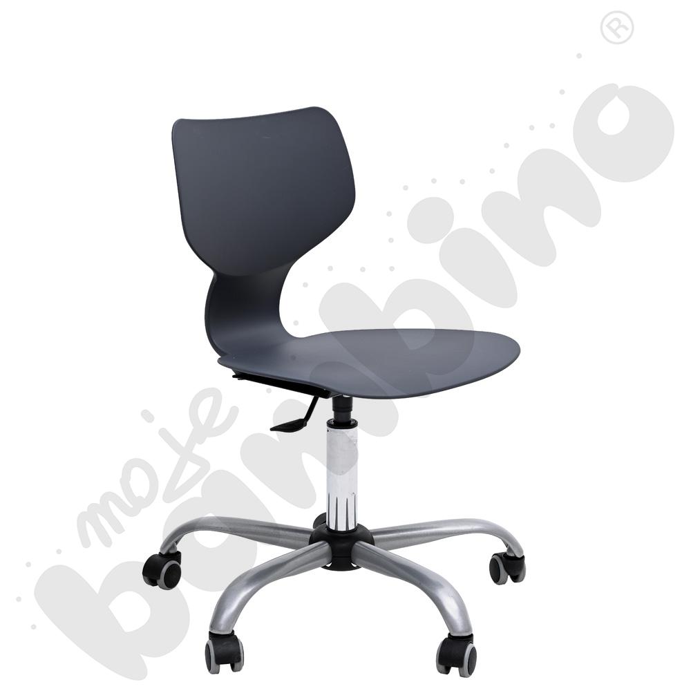 Krzesło Snake obrotowe z reg. wys. szare