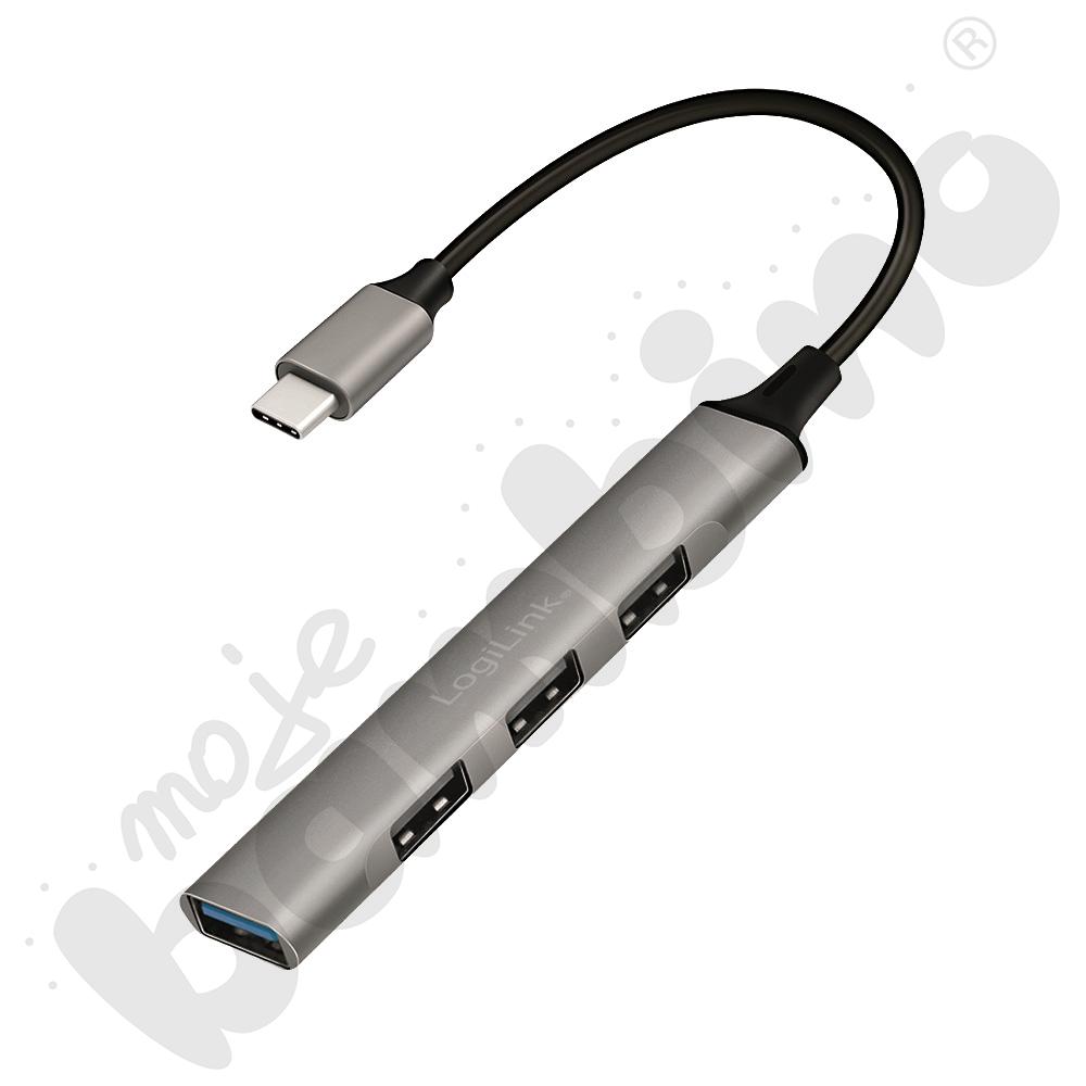 HUB USB-C, USB-A 4x 3.2