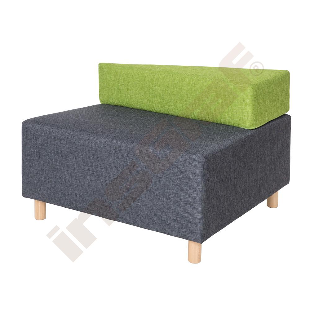 Pohovka ZigZag tmavě šedá