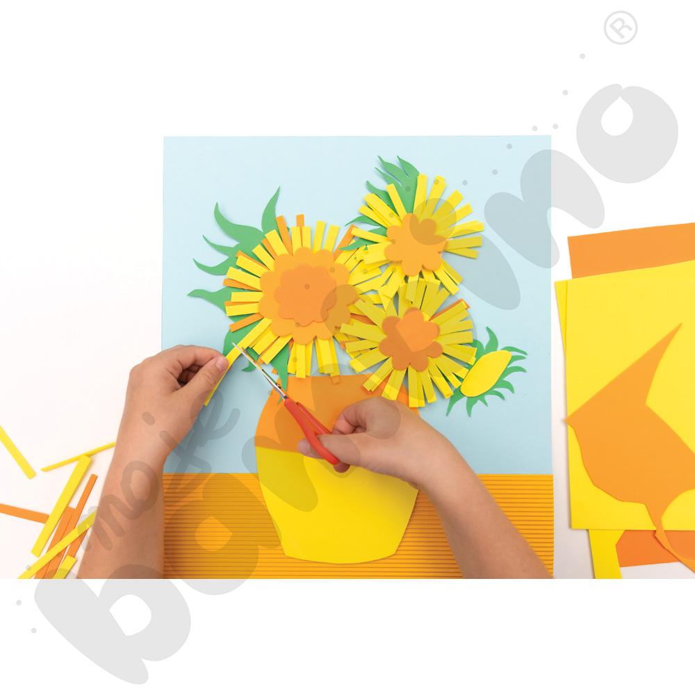 Karton gładki 100 arkuszy o wym. 50 x 70 - pastel 