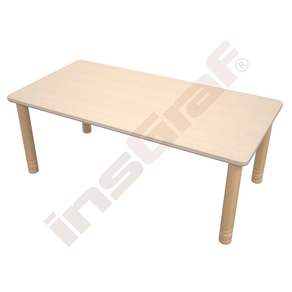 Stůl Flexi obdélníkový 120 x 60 cm - HPL javor