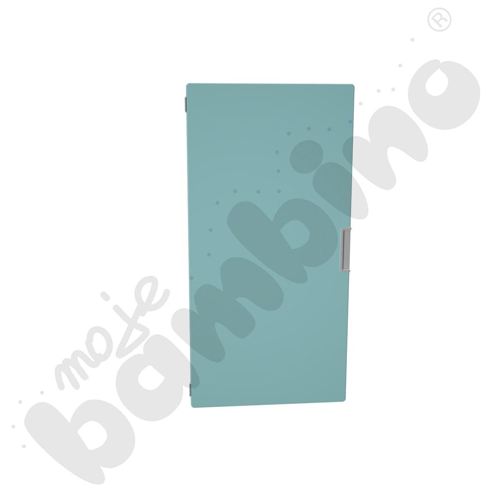 Quadro - drzwiczki średnie 90 st., mocowane do przegrody - turkusowy pastel