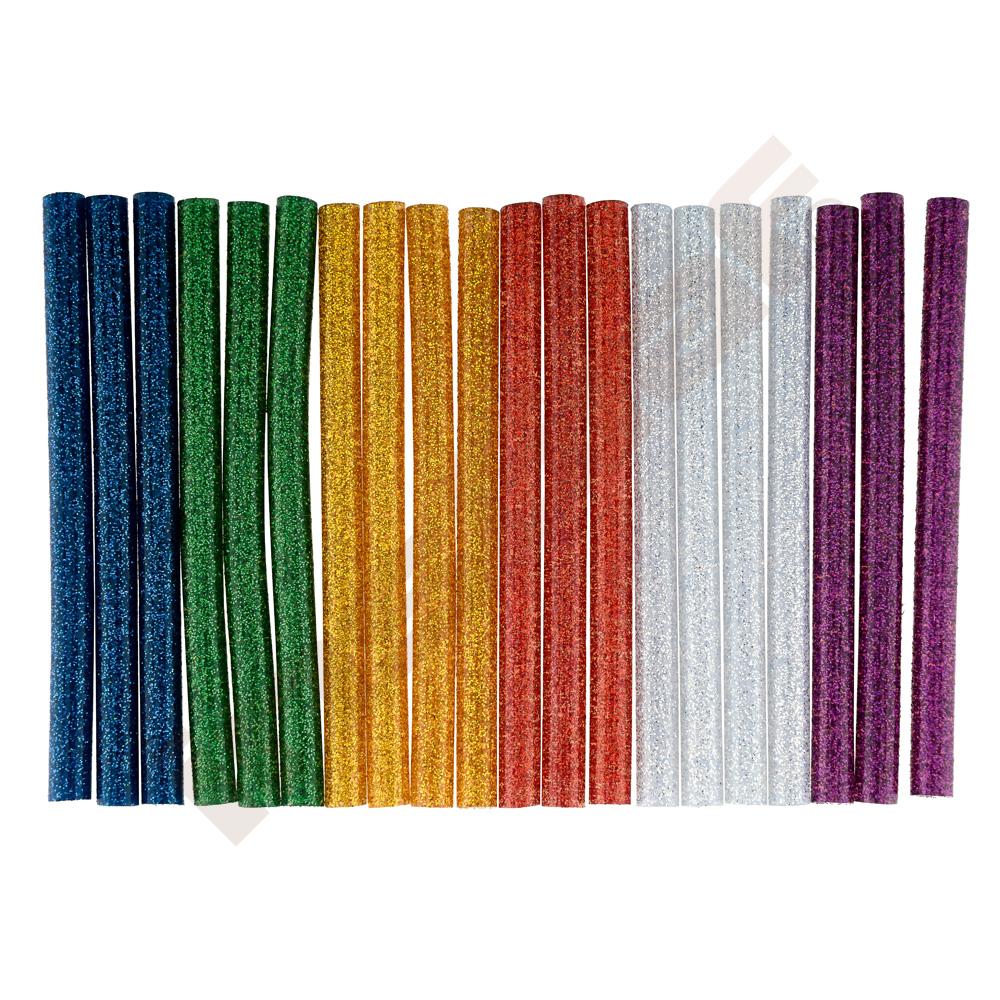 Glitzer-Heißklebesticks, 20 Stck.