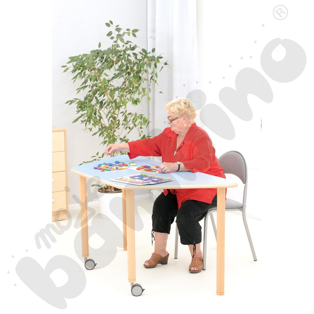 Blat Flexi trapezowy- niebieski