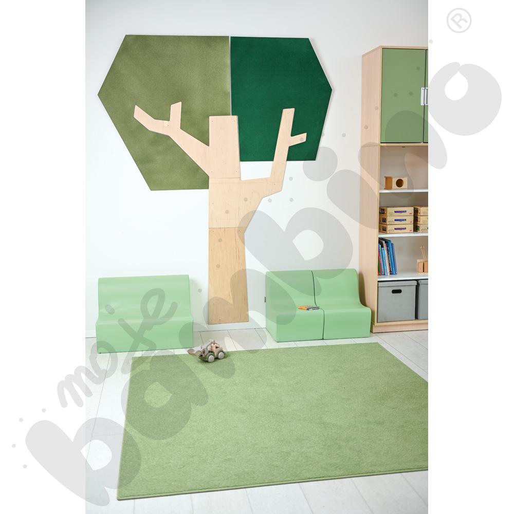 Panel ścienny - drzewo z kanciastą koroną