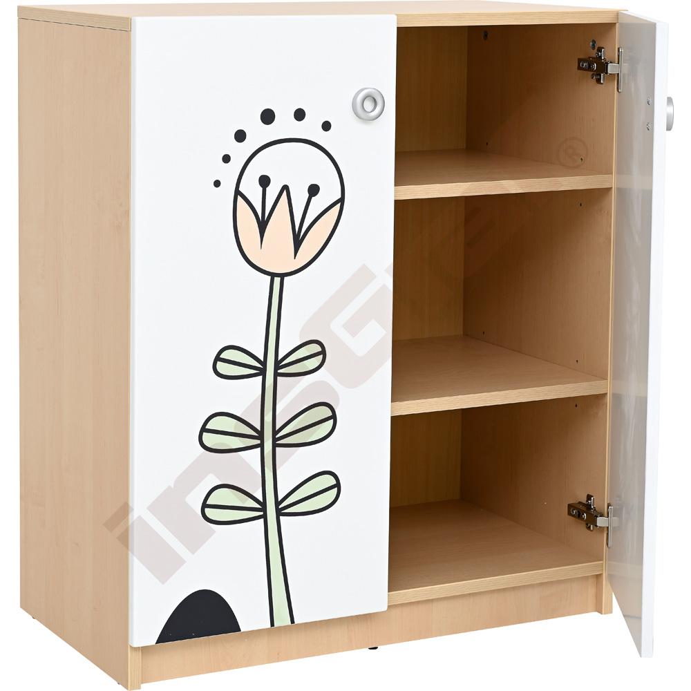 Skříňka s tulipánem