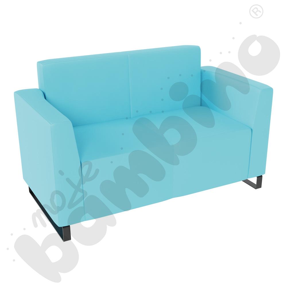 Sofa Universum 2-os. wys. 82 cm, 2 boki niskie, tkanina MT12