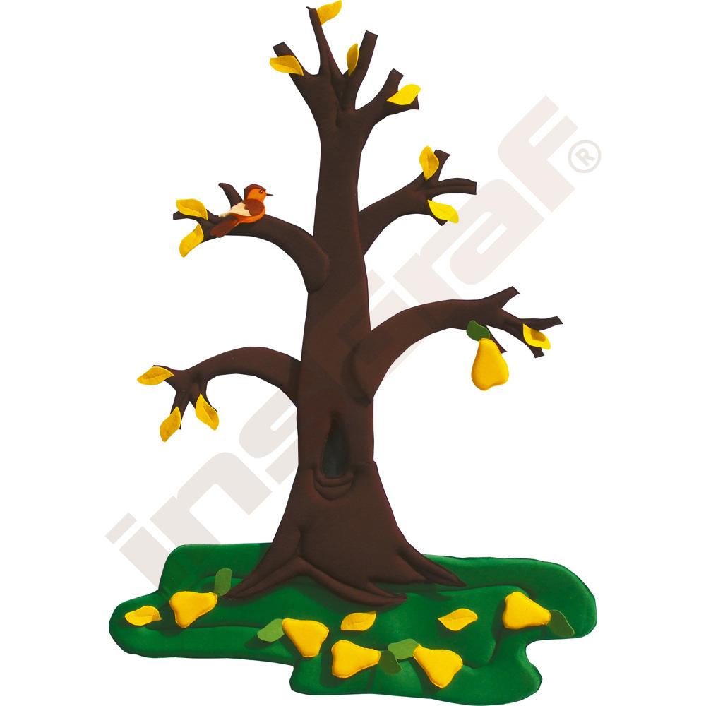 Dekorace Hrušeň - 4 roční období