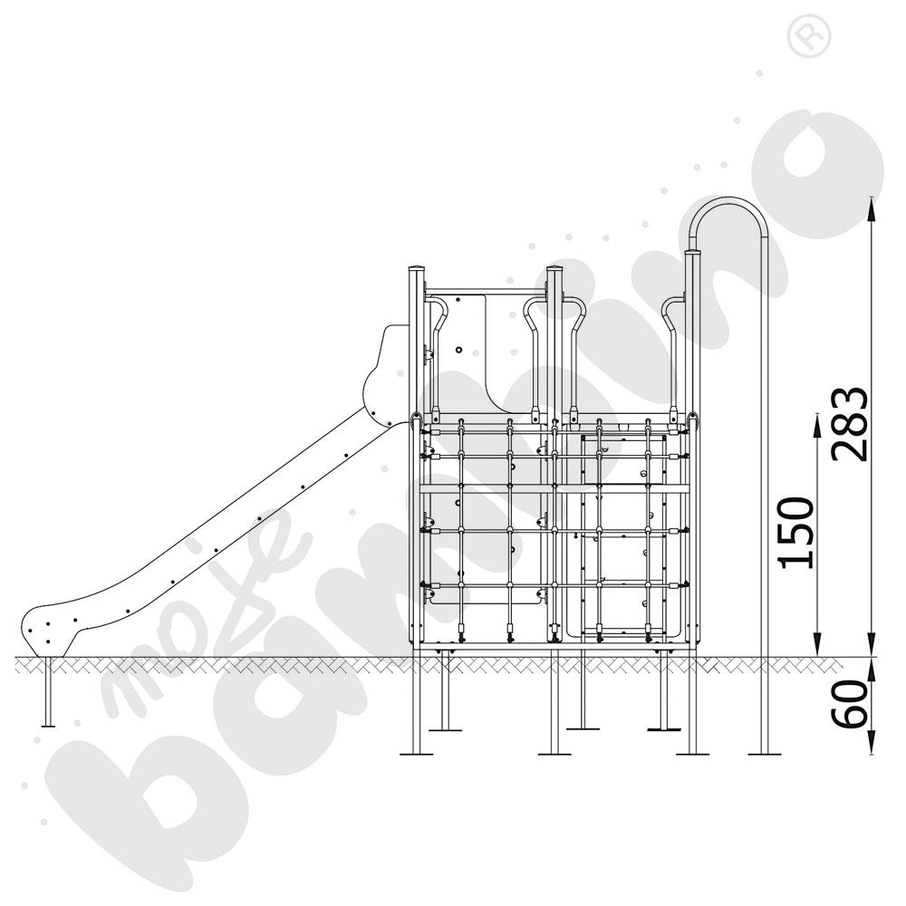 Quadro - zestaw 12460, drewniane słupy
